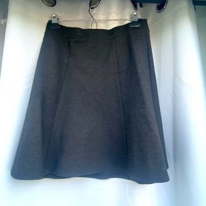 Charcoal flounce skirt